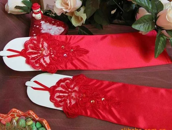 8-12year old Kid child flower girl long gloves student lace glove costume gloves dacning glove 8-12 years old