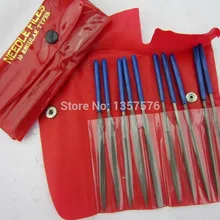 GH291-2 Стоматологическая синяя полукруглая ручка файл, 10 шт., 5*180 инструменты для гравировки ювелирных изделий золотистый, серебристый, металлический фиксирующий набор иголок