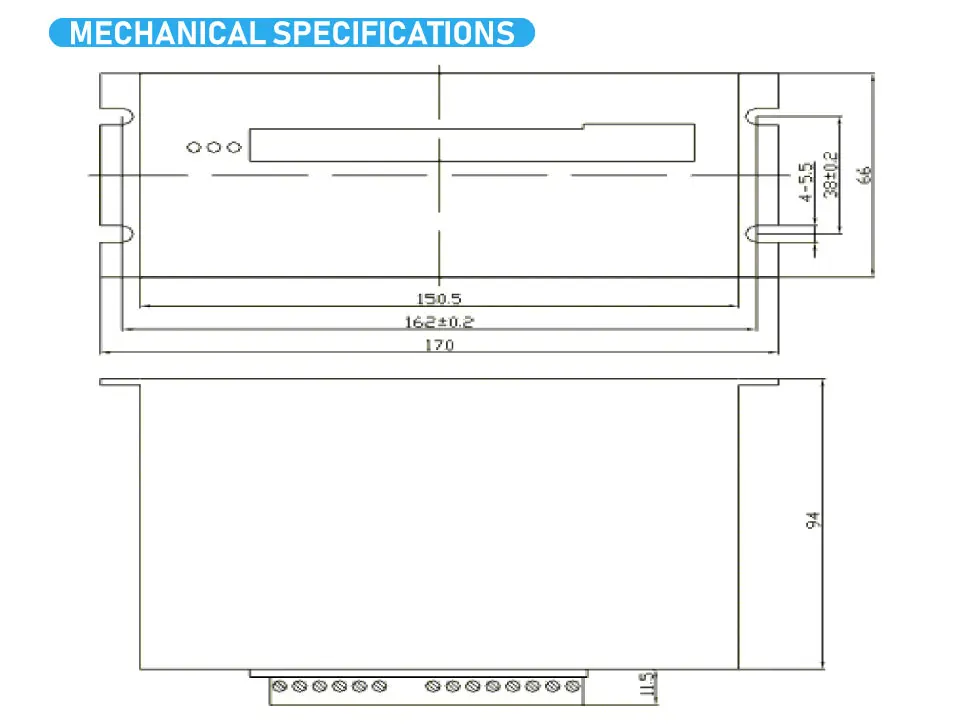 Новое поступление! Nema 23 Драйвер шагового двигателя CW5045 0-4.5A 24-50vDC для Nema 17/Nema 23 2 фазы шагового двигателя привод