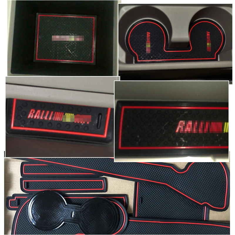 Противоскользящий коврик со слотом для ворот Mitsubishi Lancer 2008 2016 Ralliart EVO X Galant Fortis EX