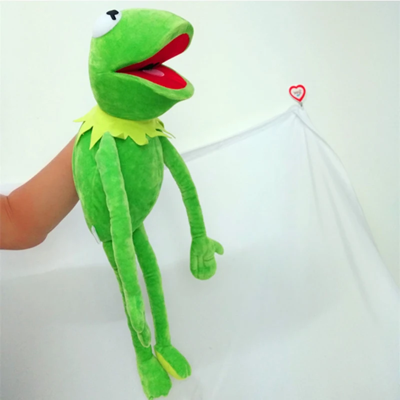 Disney The Muppet Show 60cm Kermit frog Puppets plush toy doll stuffed toys A birthday present for your child