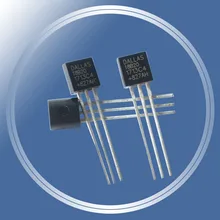 5 шт./лот DS18B20 18B20, термометр, программируемое разрешение 1-провод для цифрового термометра IC TO-92