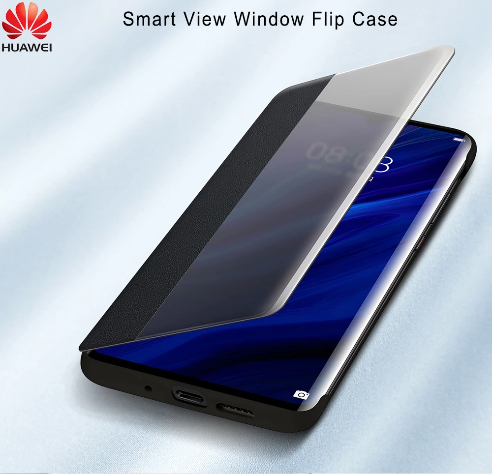 

HUAWEI P30 Pro Case Original Official Smart View Window Leather Protection Flip Case HUAWEI P30 Pro Cover Huawei P30 Case