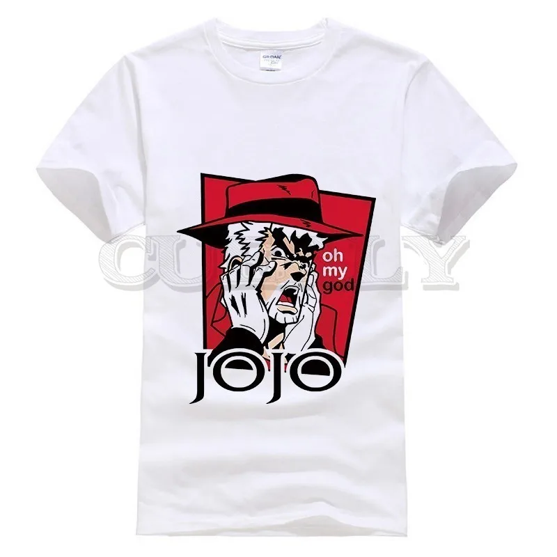 

2019 New T-shirt Jojo Bizarre Adventure Thsirt Japan Anime Cartoon Fashion Summer Dress Men Tee Clothing Funny T Shirt Retro