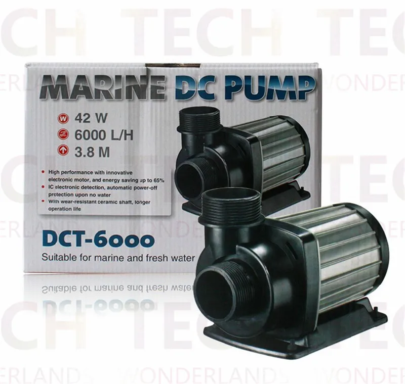 

JEBAO/JECOD DCT-6000 42W SERIES VARIABLE FLOW DC AQUARIUM PUMP MARINE FRESHWATER CONTROLLABLE WATER PUMP