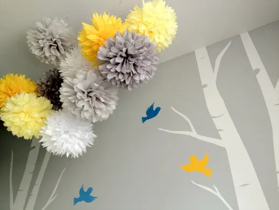 20pcs 6 15cm Tissue Paper Pom Poms Children S Room Decor Nursery 20pcs 6 15cm Tissue Paper Pom Poms Children S Room Decor Nursery