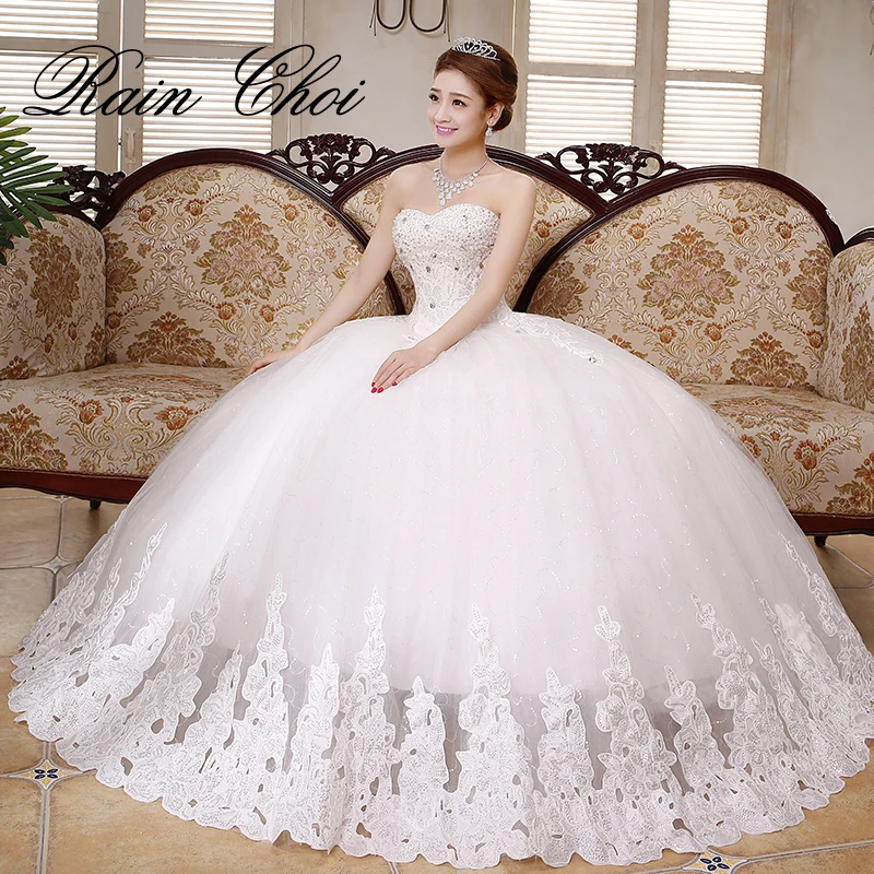 

Vestidos De Novia 2016 Long Sleeve Wedding Dress Ball Gown Wedding Dresses Robe De Mariage Romantic Wedding Gowns