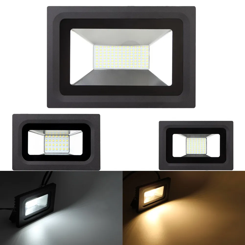 

2017 15W 30W 60W 220V Led Flood Light Ultrathin IP65 Waterproof LED Spotlight Outdoor Lighting Gargen Lamp Street Light