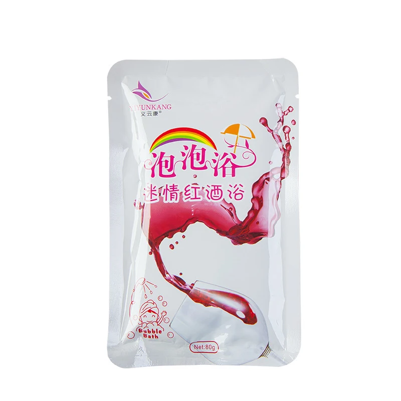 

1pc Red Wine Essencial Oil Bubble Bath Whitening Relax SPA Shower Bath Salt Luquid Nourish Dry Chicken Skin Treatment Rich Foam