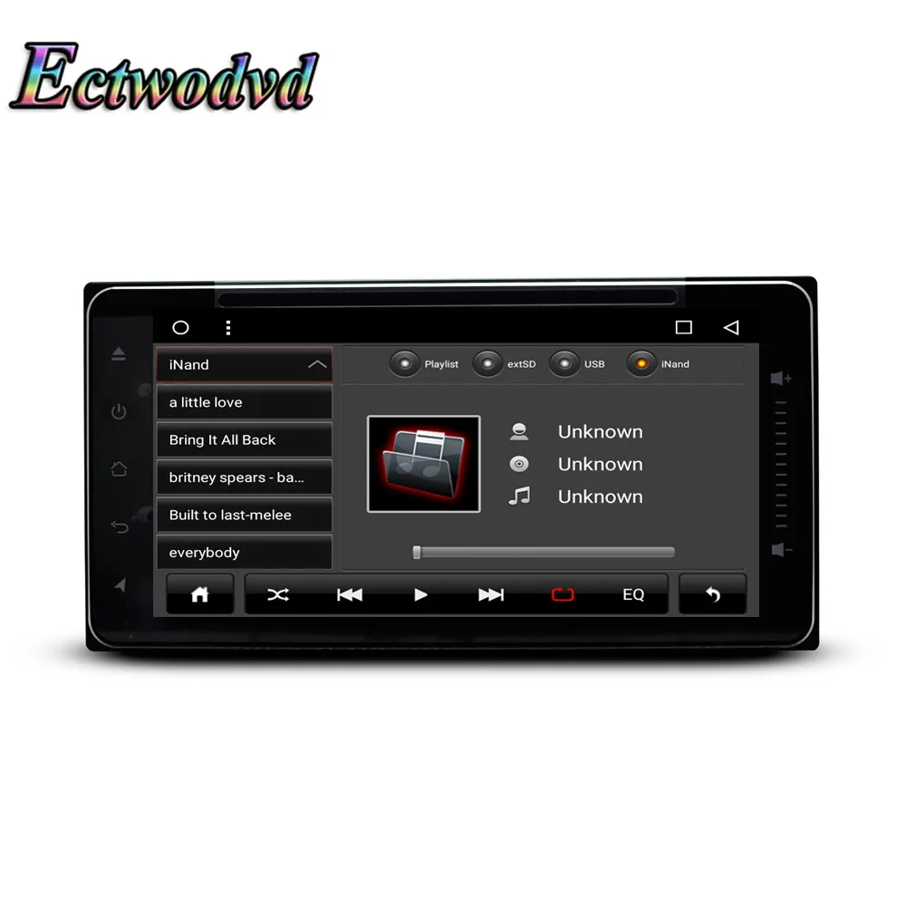 Sale Ectwodvd 6.95inch Octa Core Android 8.1 Car DVD GPS Navigation Radio Stereo for Toyota Univesal 2DIN 200*100mm 5