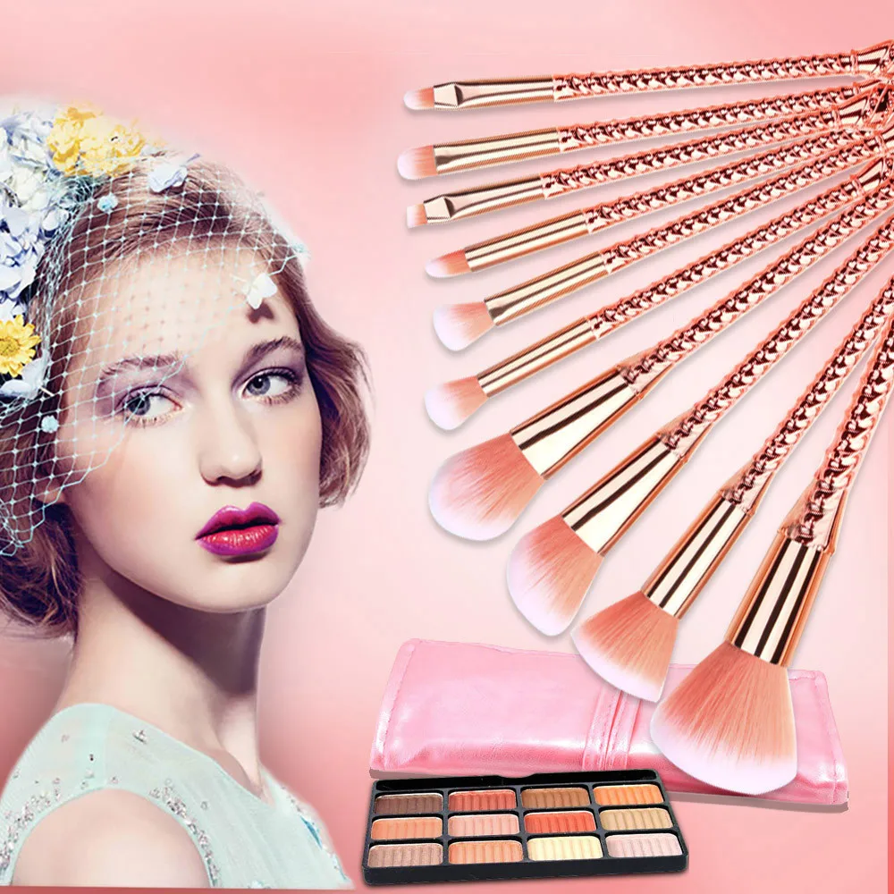 make up brushes Synthetic hair makeup brushes set professional Make Up Foundation Blush Cosmetic Concealer Brushes Y429