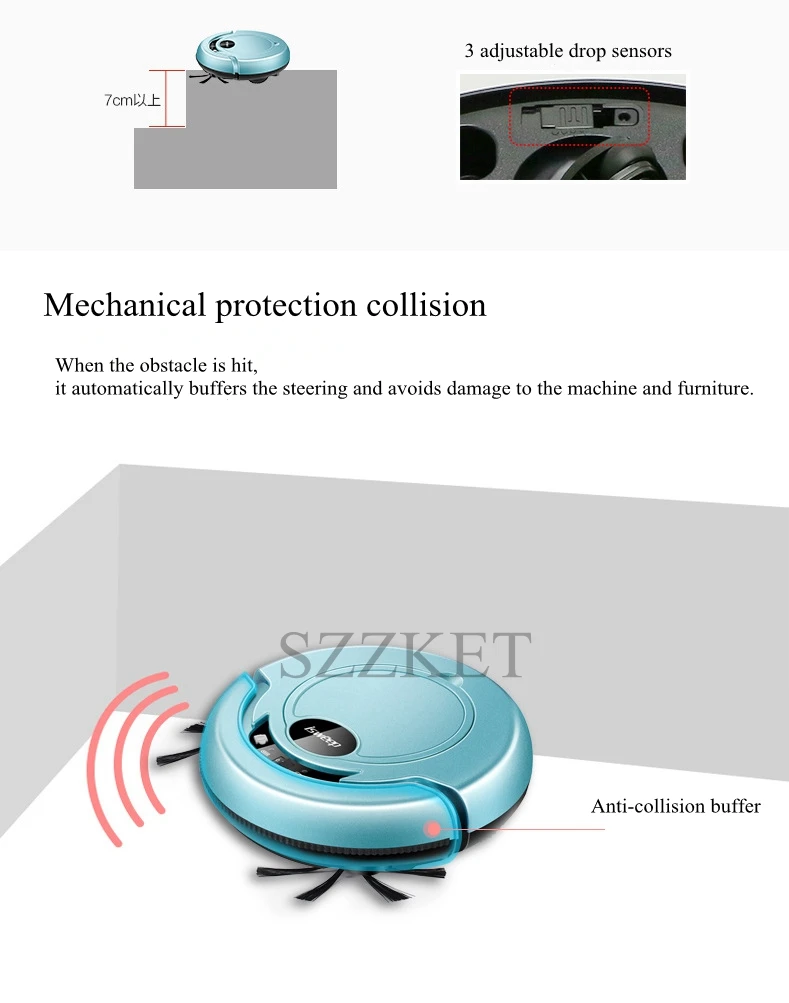 Умный подметальный робот умный мочалка робот большая Швабра автоматический пылесос тампон влажный и сухой одеяло деревянный пол применимо