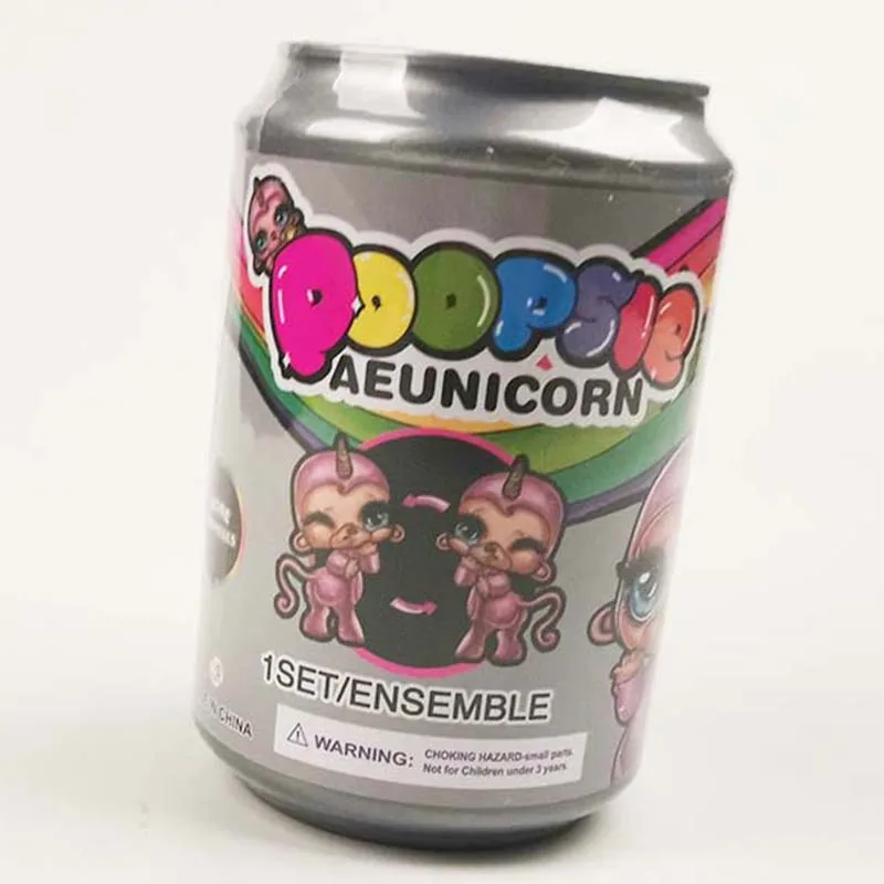 

2019 New Sparkly Poopsie Slime Surprise Unicorn Product Squeeze Sparkly Critters Cans Shaky Toys Gifts for kids
