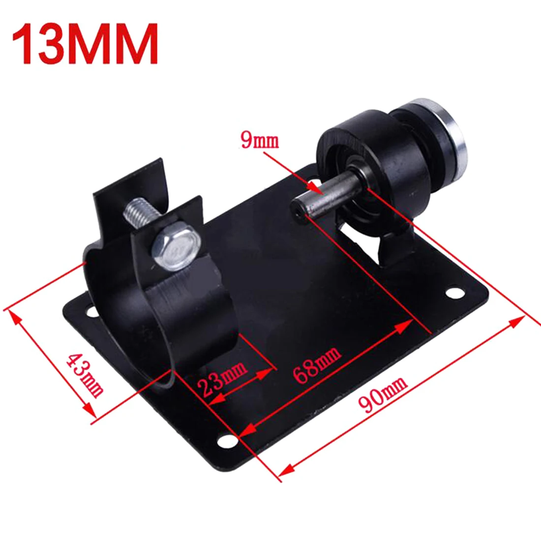 1 шт. сиденье подставка-держатель с креплением для резки полировальные шлифовальный 10/13 мм сверлильный станок кронштейн стержень электрическая дрель