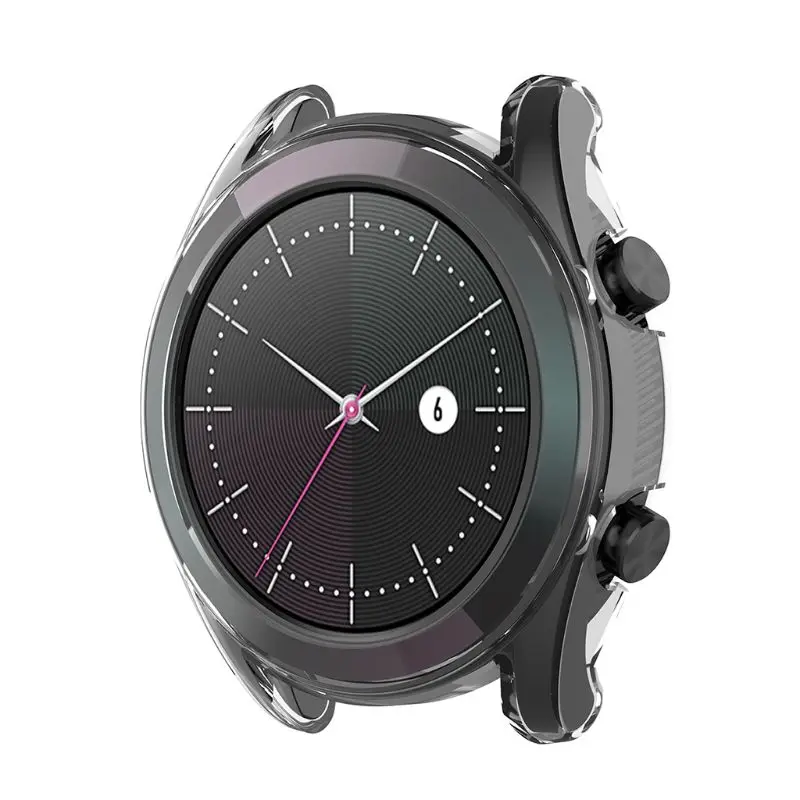 Тонкий защитный чехол из ТПУ с защитой от царапин для Huawei Watch GT 42 мм рамкой