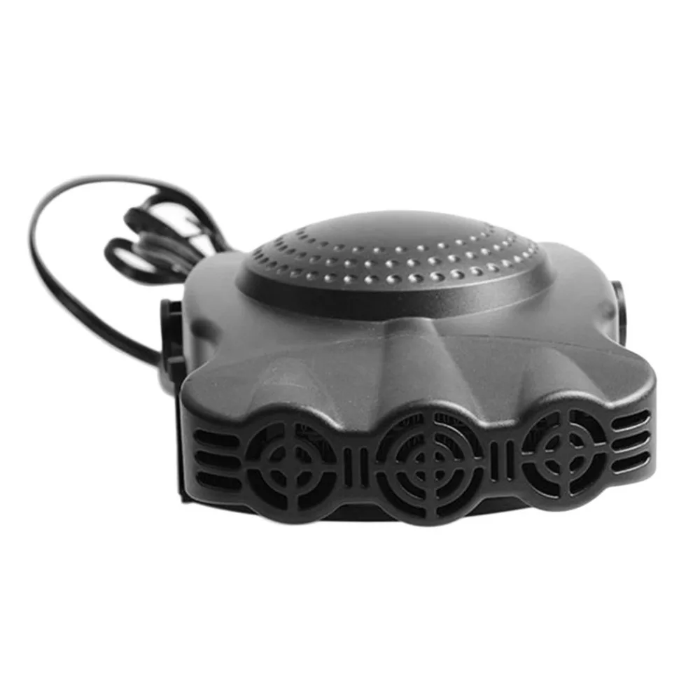

Portable 12V 150W Black Car Heater Cooler fansThree Vents Vehicle Warmer Cigarette Lighter Powered Defrosted Demisted Car Heater