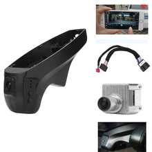 PLUSOBD Hidden HD Car DVR Special For BMW E90 E91 E87 E84 X1 Low Model With Black Dash Cam Camera With Aluminium Alloy+OBDII