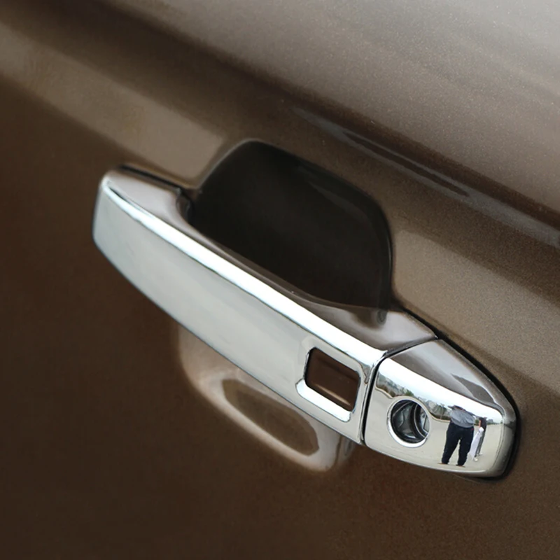 Для Geely Atlas ABS пластик хромированные аксессуары для автомобильной двери защитная ручка декоративная рамка Крышка отделка Стайлинг