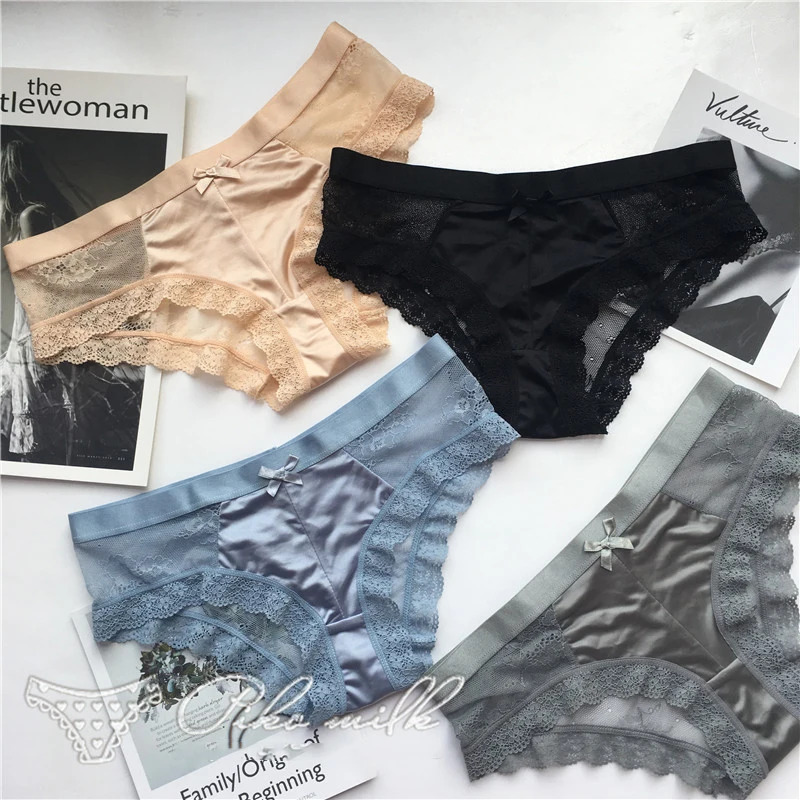 SP&CITY Fashion Silk Lace Hollow Out Panties Sex String European Women Transparent Lace Underwear Crotch Cotton Briefs Lingerie SP&CITY Fashion Silk Lace Hollow Out Panties Sex String European Women Transparent Lace Underwear Crotch Cotton Briefs Lingerie