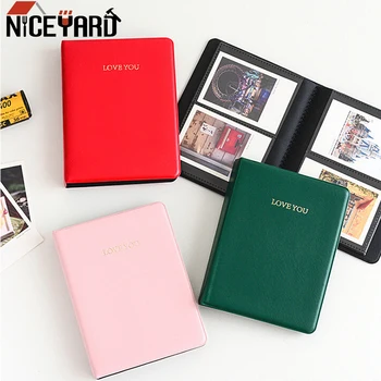 

3 inch Polaroid Photo Albums Mini Instant Picture Case Storage 64 Pockets For Fujifilm Instax Mini Film 8 Photography Albums