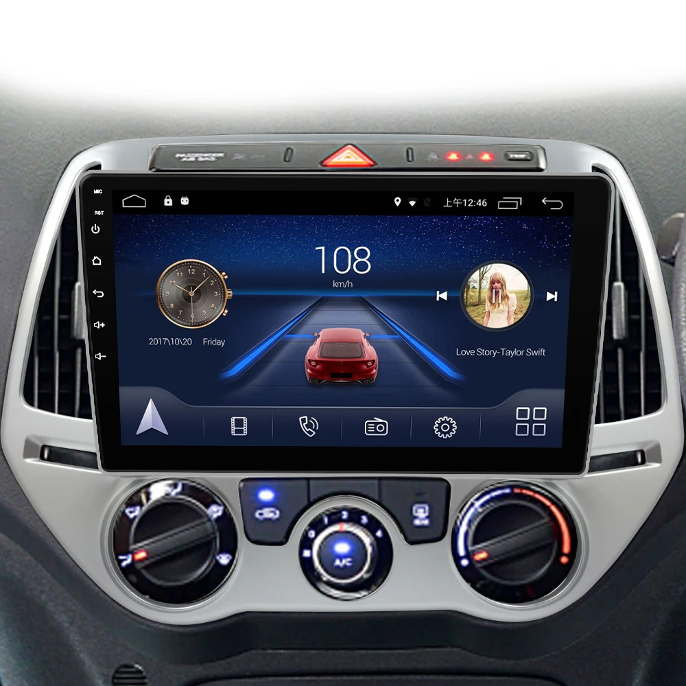 Perfect Android 9.0 Car DVD GPS Stereo Audio Navigation System for HYUNDAI I20 2012-2014 years Radio player 2 Perfect Android 9.0 Car DVD GPS Stereo Audio Navigation System for HYUNDAI I20 2012-2014 years Radio player 2
