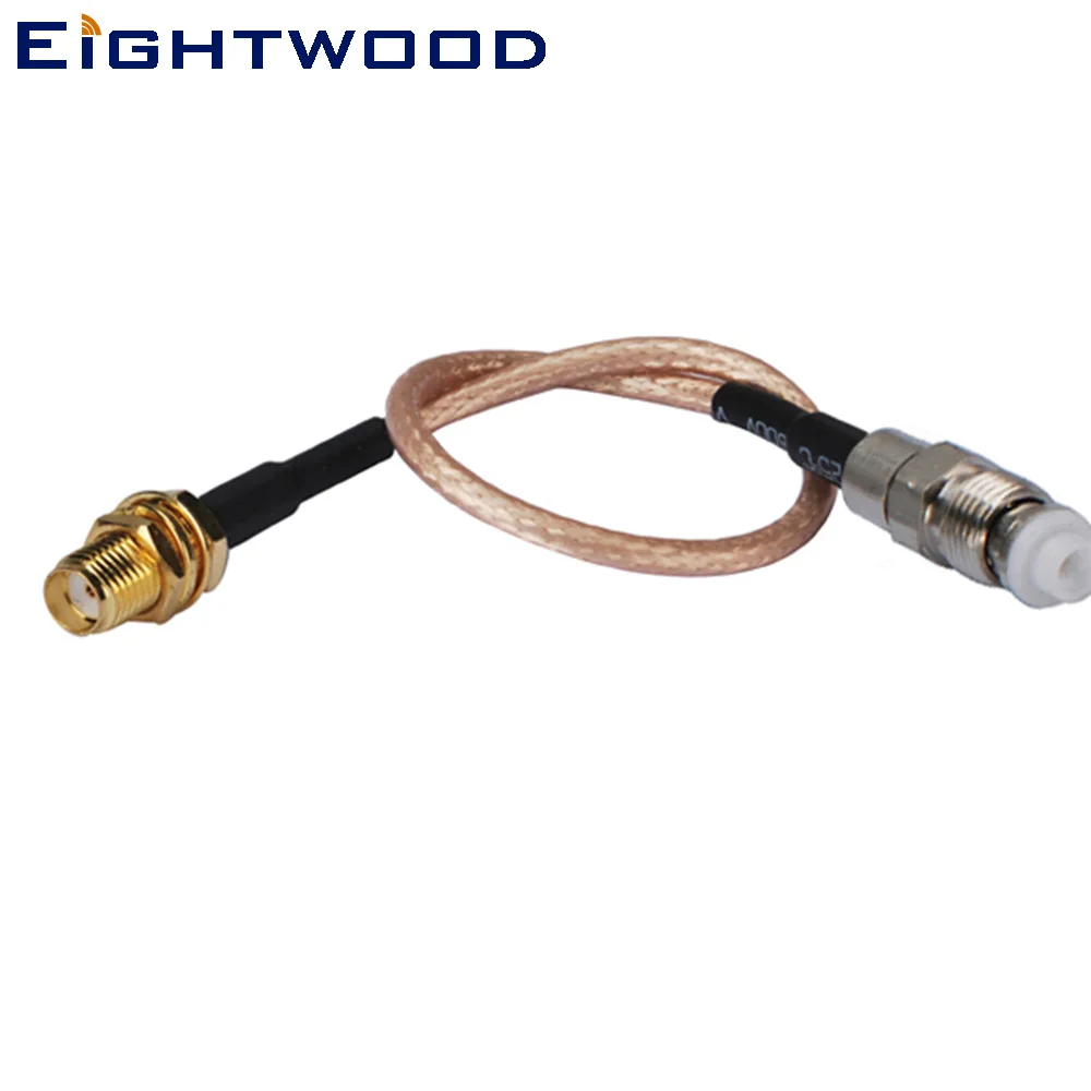Ightwood Fm Jack Femmina A Sma Jack Femmina Dritto Pigtail Rg316 Cavo 6 "15Cm Per Gsm 4G Lte Antenna Del Telefono Cellulare