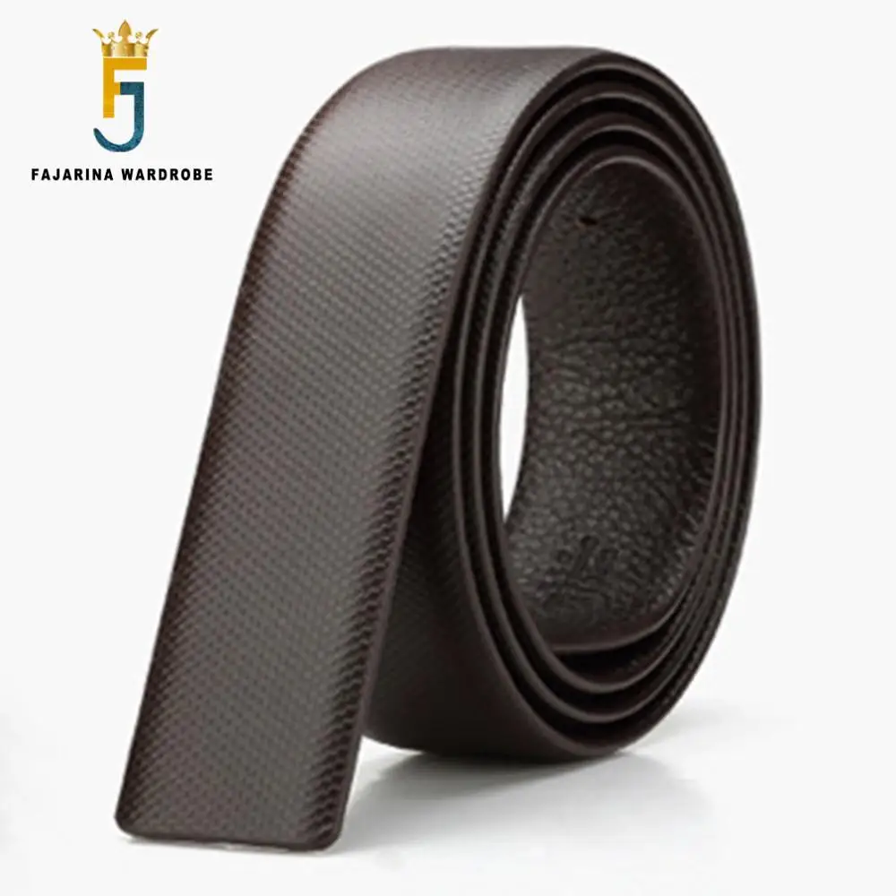 Ремень мужской из натуральной воловьей кожи 3 см без пряжки|belt without buckle|genuine leather belt mengenuine |