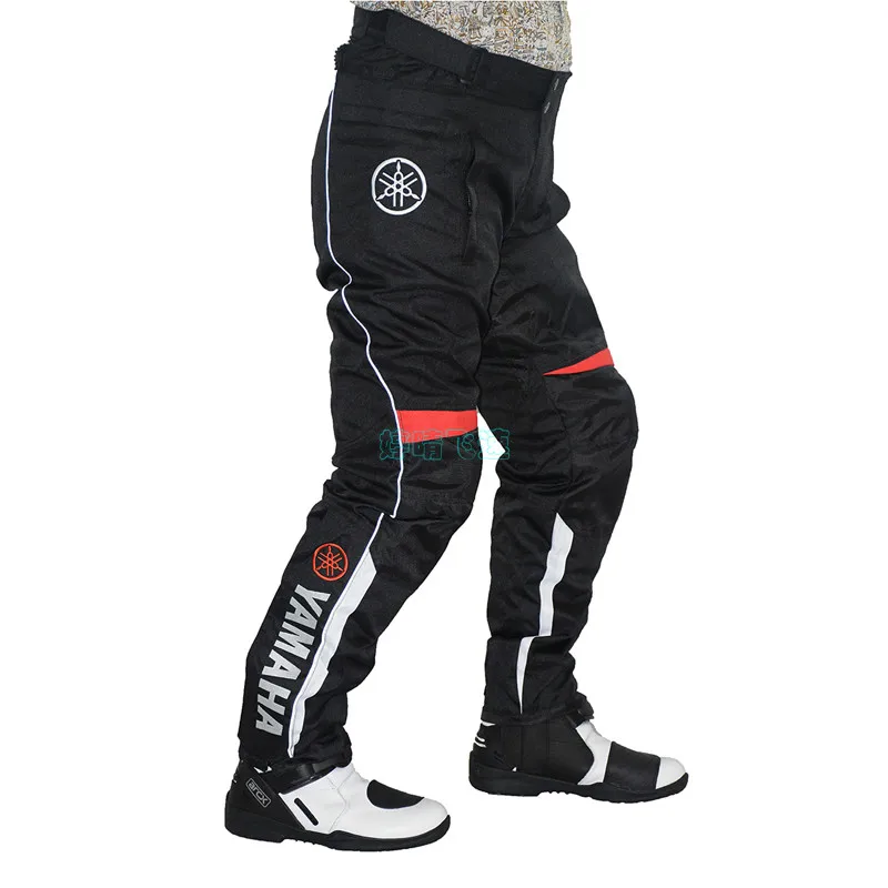 

Free Shipping 2018 Motorcycle Pants For YAMAHA Protective Riding Racing MX Trousers Motocross With Protectors Black