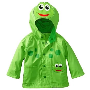 

Cute Kids Raincoat Frogs Princess Boys Raincoat Girls Windbreaker Rainproof Jacket Children Baby Rainwear