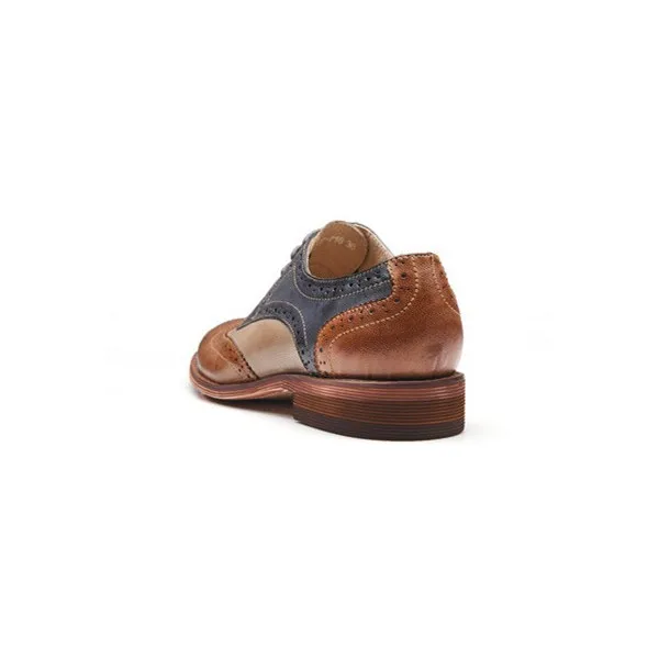 A Mujer Moda 2018 Fsj01 Oxfords Niñas De Hecha Redonda Punta Encaje fsj03 Casual Zapatos Cuero Escuela Zapatillas Mujeres Planos fsj02 Mano Nueva gUqwxdEw