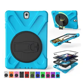 

Tab S3 T820 Heavy Duty Tablet Case Fundas PC Silicon Armor Back Cover 9.7 for Samsung Galaxy Tab S3 T820 Protective Stand Holder