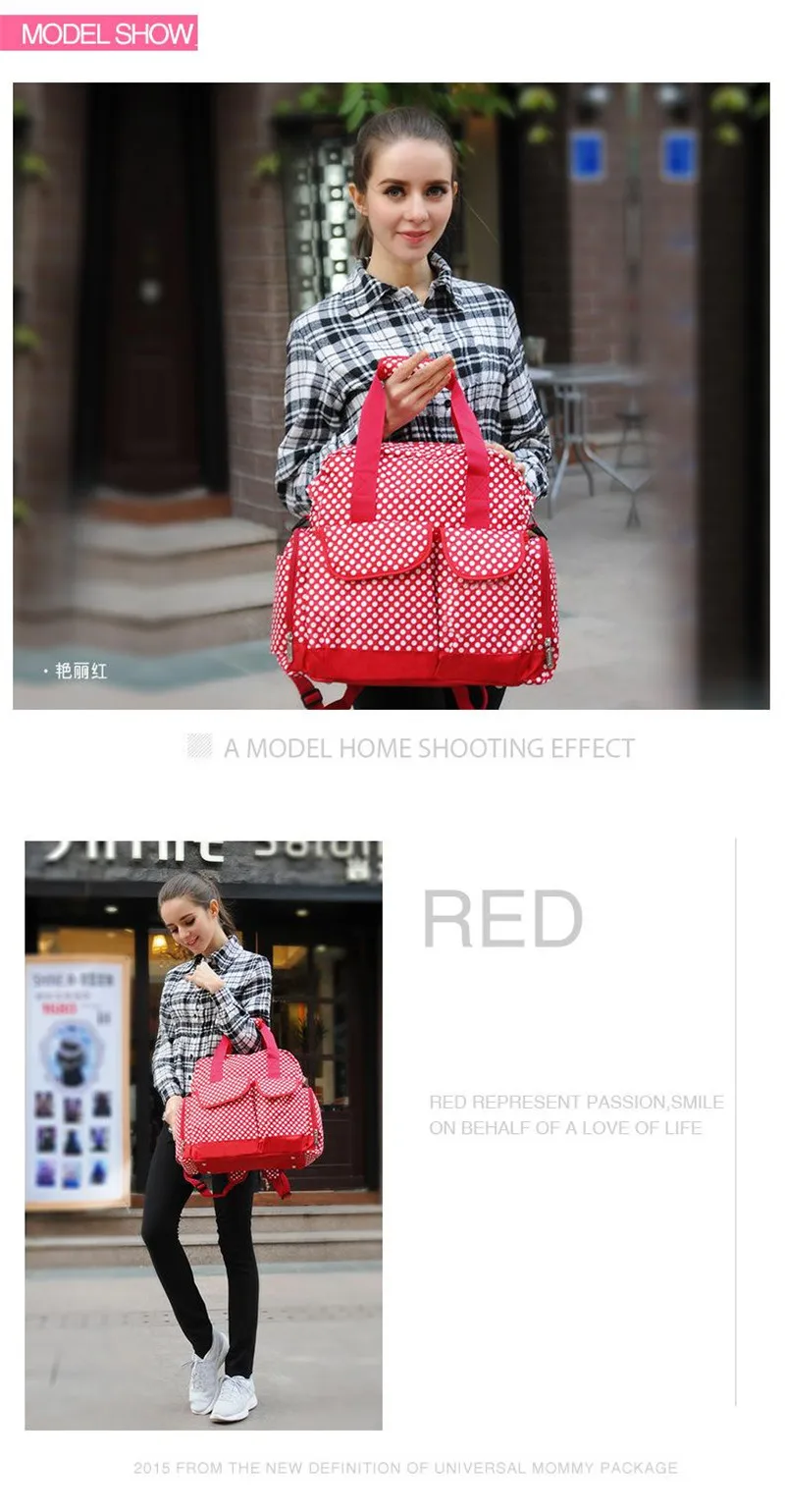Fashion Baby Stroller bag Multi-functional Mother and Child Outdoor Handbag Large Capacity Mother Backpack Mummy Shoulder Bags13
