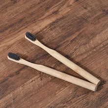 Brosse à dents en bambou pour enfants 10 PC brosses à dents sans plastique biodégradables pour enfants