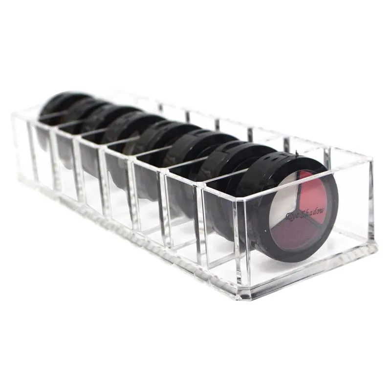 

Clear Acrylic Makeup Organizer Cosmetic Storage Box Makeup Powder Box Desktop Women Lipstick Holder Makeup Organizer Storage