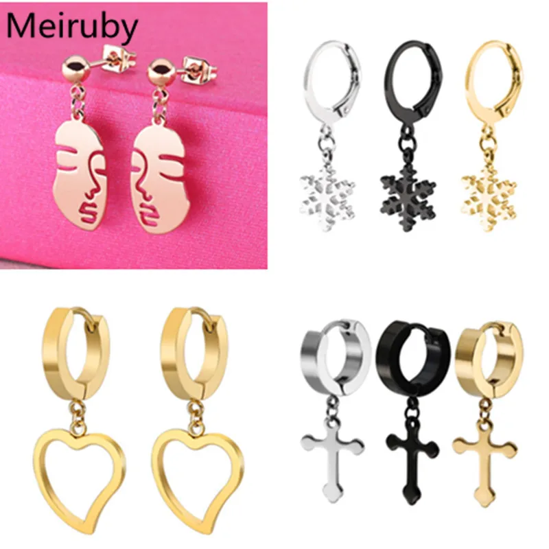 

Fashion Big Statement Earrings 2019 Geometric silver black Gold Drop Earrings For Women custom made Earrings Jewelry Gifts