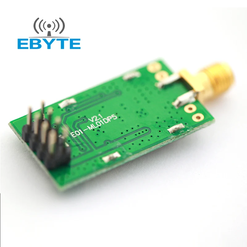 2 шт. Long range E01-ML01DP5 Ebyte 20dBm 2100 м SPI NRF24L01+ PA+ МШУ 2,4 ГГц RF беспроводной модуль приемопередатчика