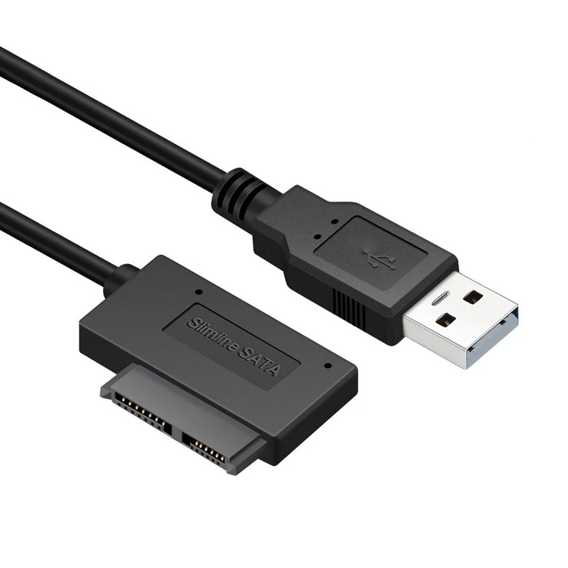 USB 2 0 для Mini Sata II SATA2.0 7 + 6 13Pin адаптер конвертер кабель компьютера ПК ноутбука CD DVD ROM