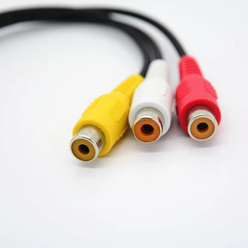 MMI AV кабель 9 PIN S-VIDEO 3 RCA компонент для ТВ адаптер 0,88 футов c08