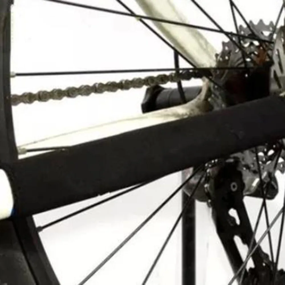 

new 2 Pcs Bike Stay Chain Bicycle Chain Care Cycling Chain Guard Cover Pad Protector Cloth Bicycle Chain Cover Tape Wrap