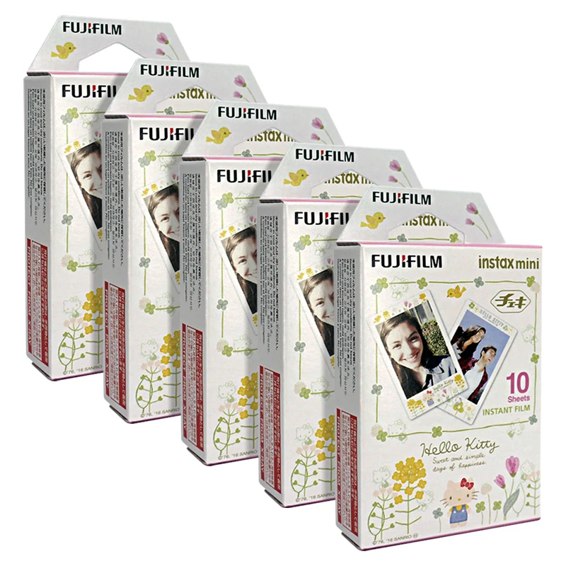 Fujifilm Instax Mini hello kitty WW мгновенная 50 пленка для Fuji Mini 7 s 8 8+ 9 25 50 s 70 90 300 SP-1 2 принтера