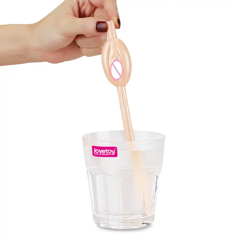 Package of 8 from Hott Products NEW /"Pussy Straws/"