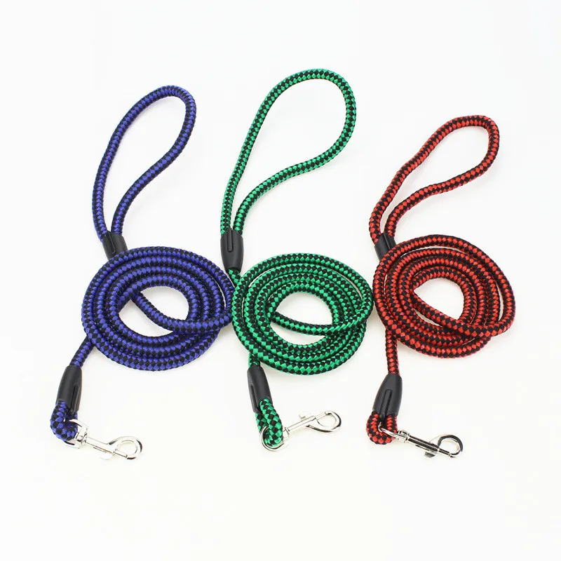 Top Quality Dog Leashes Strong Nylon Weave Leads Rope Colorful Design