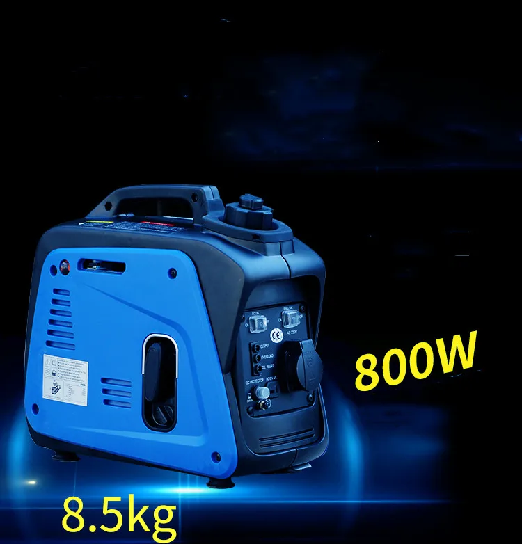 Portable four-stroke 800w digital frequency conversion gasoline generator household 220V full copper motor Portable four-stroke 800w digital frequency conversion gasoline generator household 220V full copper motor