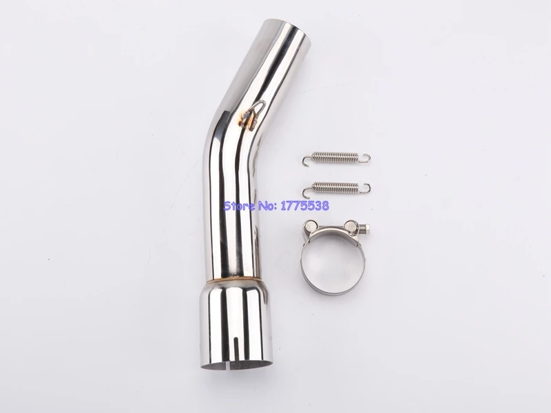 ID60mm FZ1 Motorcycle Muffler Exhaust Link Pipe Mid Pipe Motorbike