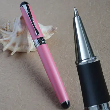 

JINHAO X750 EXECUTIVE PINK ROLLER BALL PEN SILVER TRIM JINHAO 750