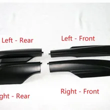 1 шт. Крышка для багажника на крышу черного цвета Пластиковая крышка для Toyota Rav4 SUV 2009- Автозапчасти для автомобиля