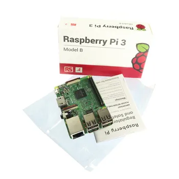

RS Raspberry Pi 3 Model B Board 1GB LPDDR2 BCM2837 Quad-Core Ras PI3 B,PI 3B,PI 3 B with WiFi&Bluetooth