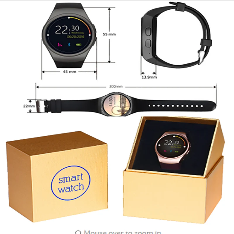Модные часы Smart Watch Heart Rate Monitor Call 16G сим карту браслет для IOS Android Bluetooth Для женщин