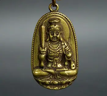 

China brass bodhisattva Buddha small statue