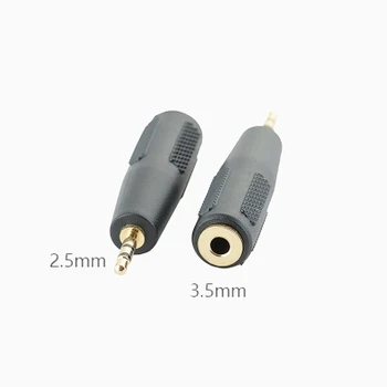 

2.5mm Male To 3.5mm Female Audio Stereo Headphones jack Adapter Plug